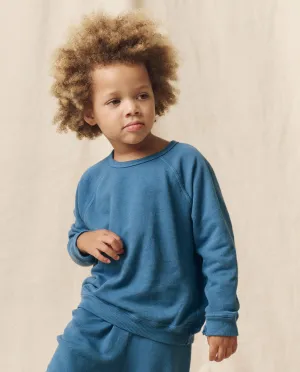 The Little College Sweatshirt. Solid -- Glacier Blue